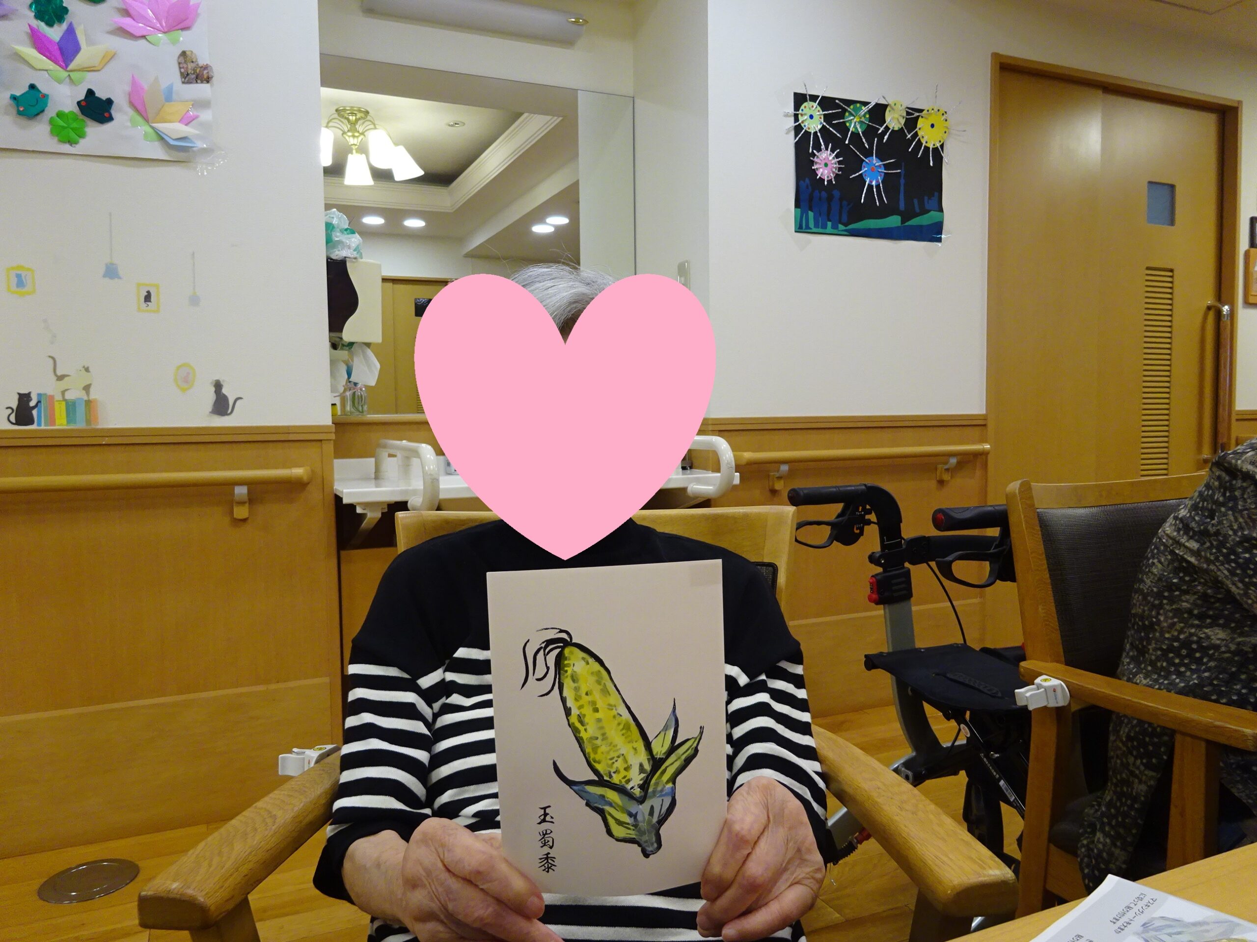 【ジョイフル多治見】ちぎり絵で夏の野菜を作ったらこうなりました！🍆😎🌽