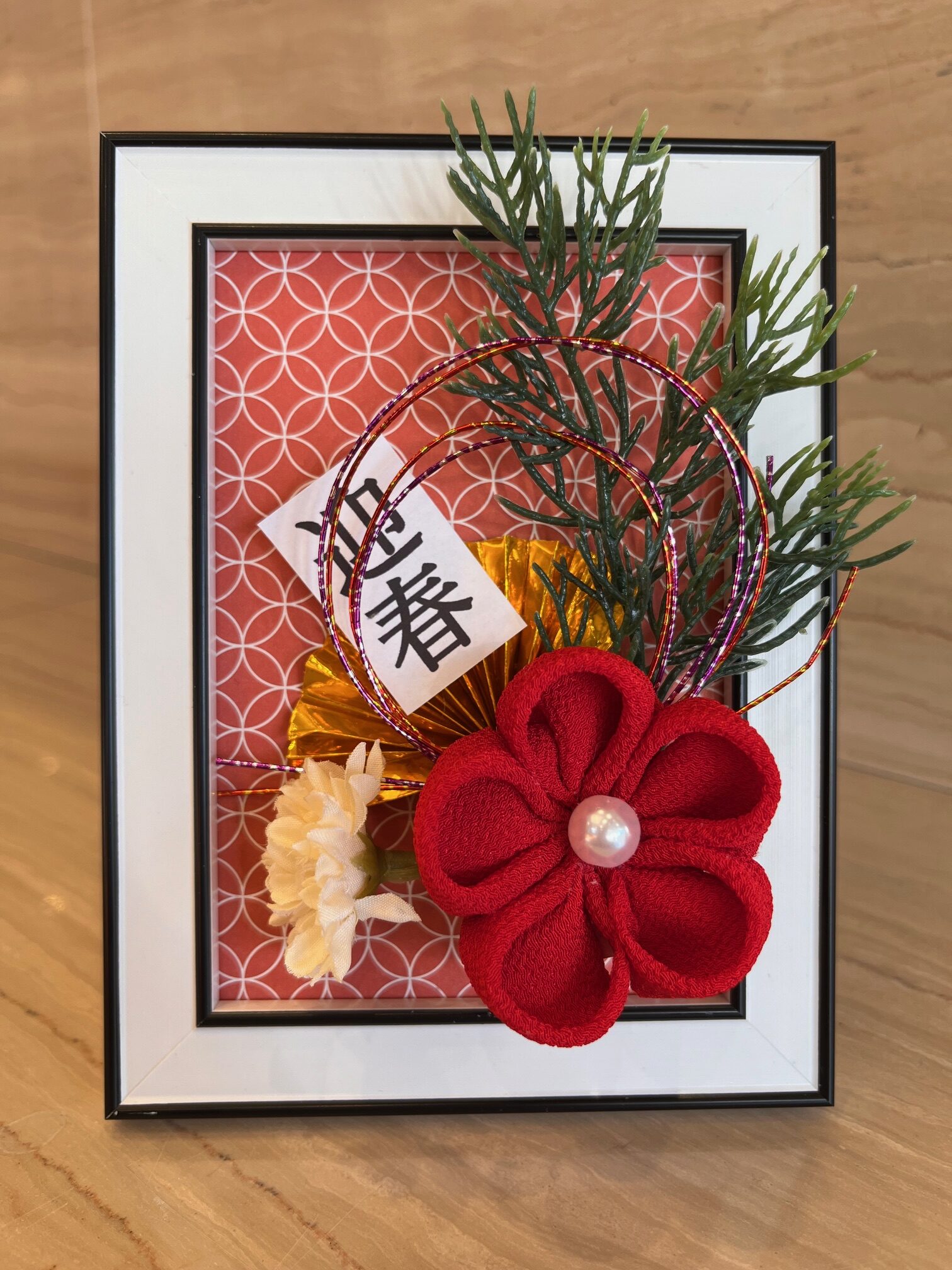 【グレイスフル浅山】つまみ細工で迎えるお正月 〜梅の花咲く　手作り飾り〜