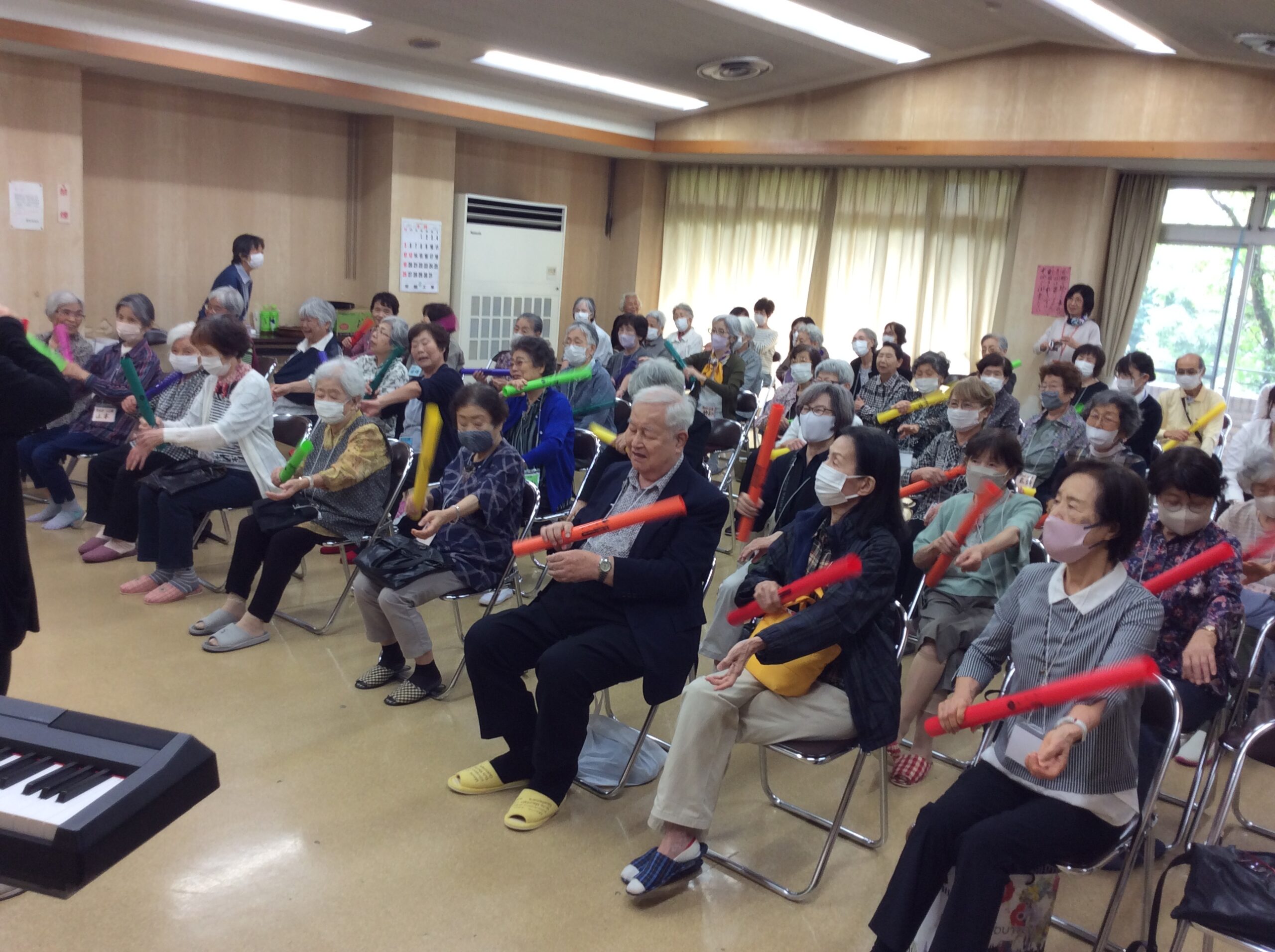 音楽療法　地域での活動