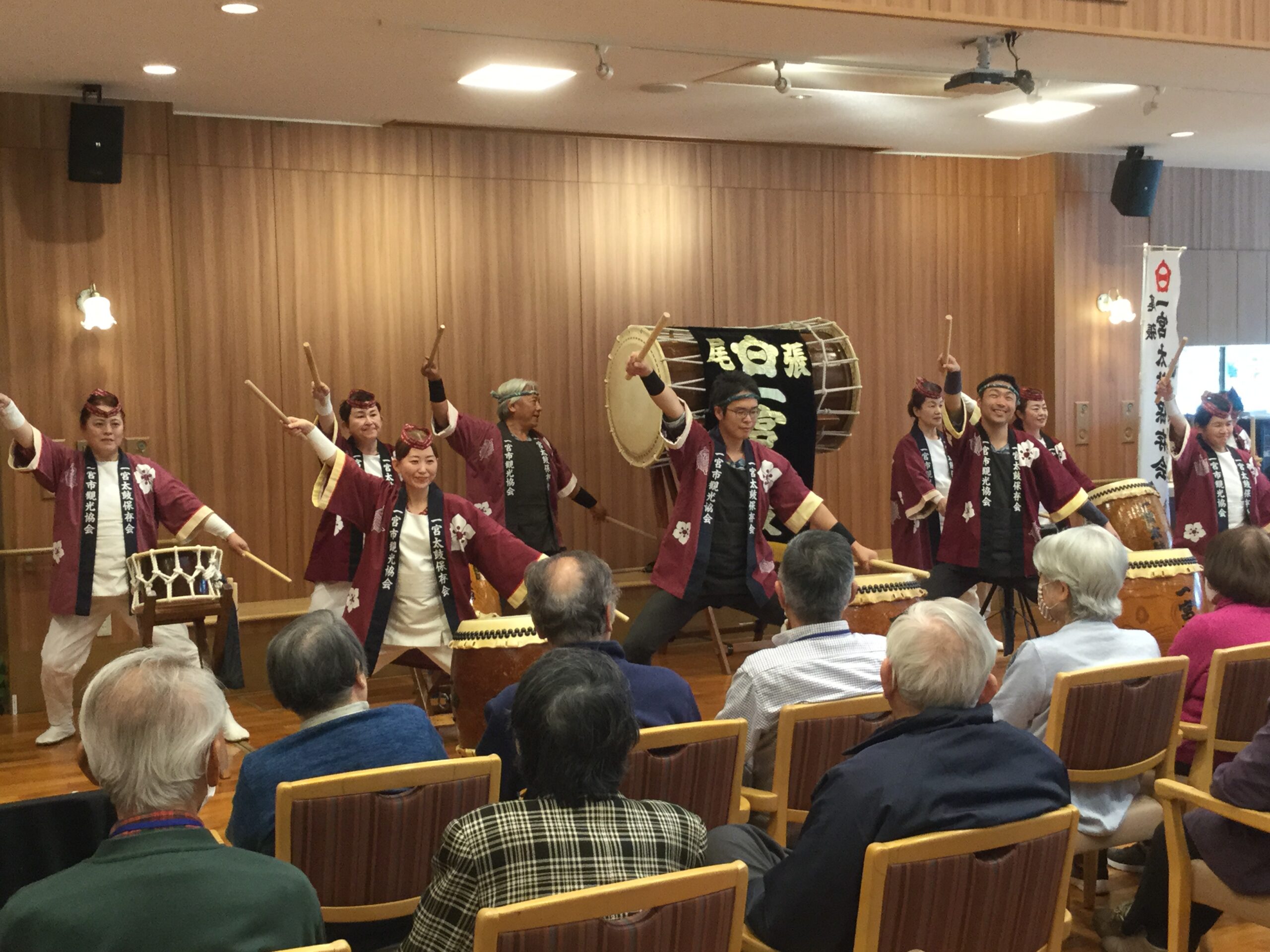 【大型デイ太古の湯】一宮太鼓保存会🥁