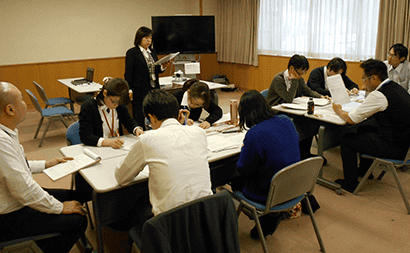 サンサン研修センターでの研修風景